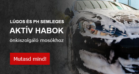 Aktív habok önkiszolgáló autómosóknak